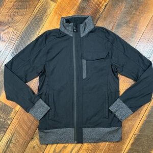 Lululemon Men’s Post Gravity Black/charcoal Full Zip Jacket Size L